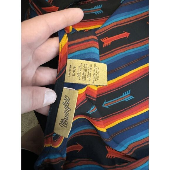 Wrangler Western Kimono Long Sheer Colorful Size Small arrows country - Picture 4 of 4